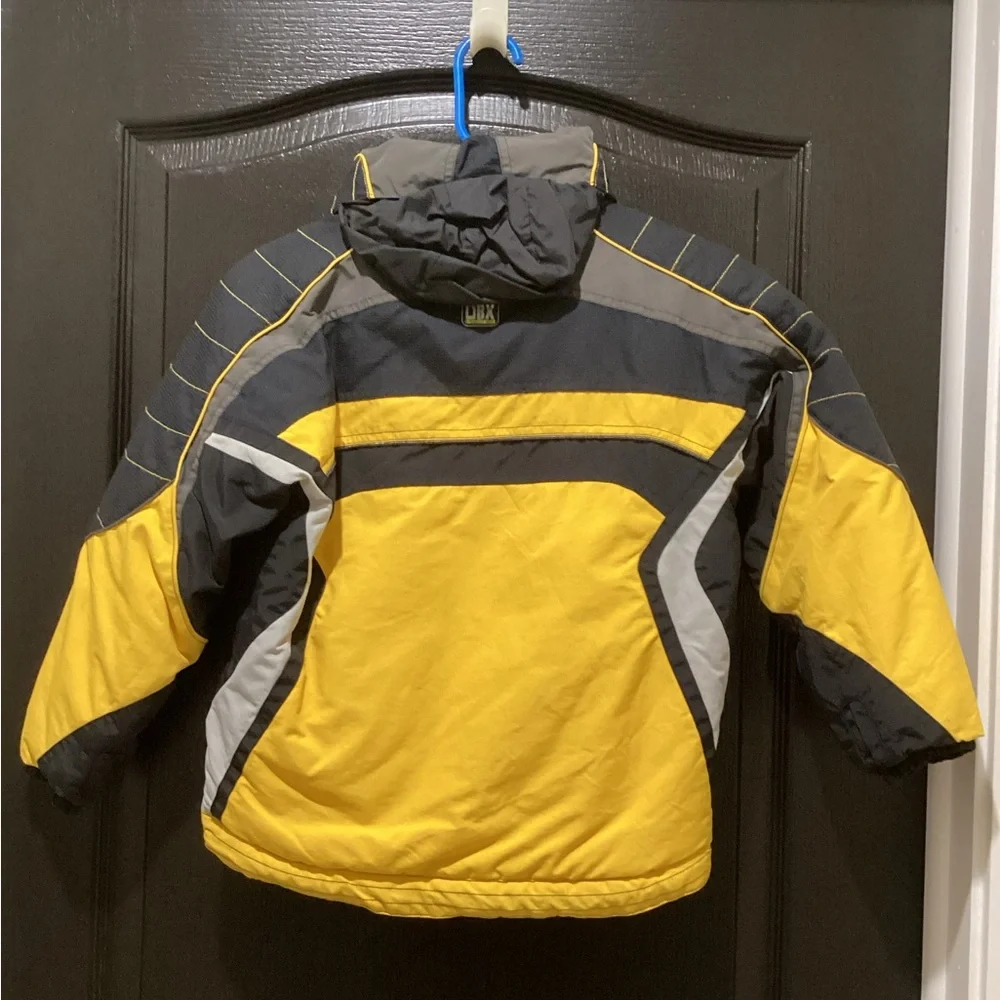 Obermeyer Yellow and Black Kids' Jacket Reversible